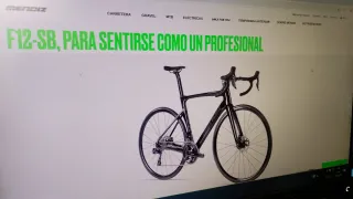 Bicicleta Mendiz F12-SB Negra.