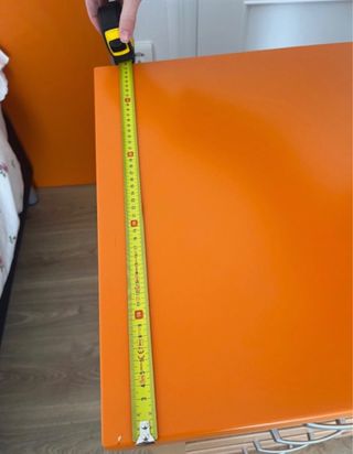 Mesita de noche y 2 estanterías madera