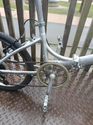 Bicicleta plegable 20 Plata