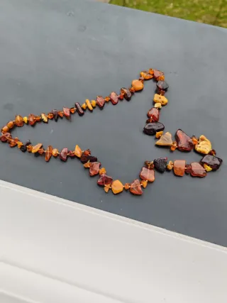 Collar de ámbar natural