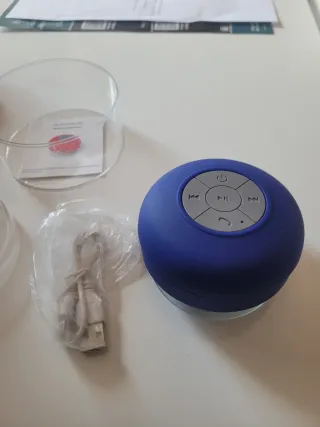 Altavoz Ducha Bluetooth Azul