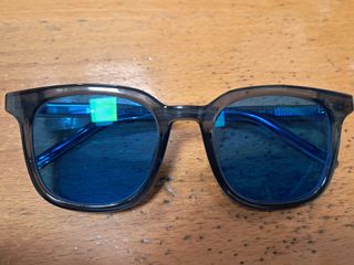 Gafas de sol graduadas negras y azules