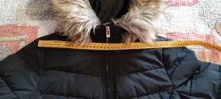 Piumino donna nero con cappuccio