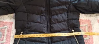 Piumino donna nero con cappuccio