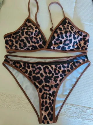 Bikini estampado leopardo