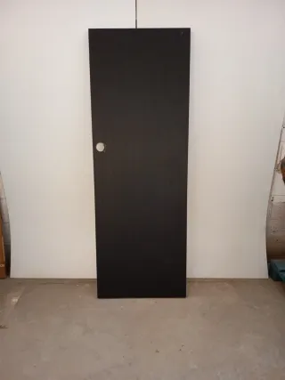 Encimera de escritorio de madera negra