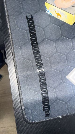 Pulsera lacoste negra