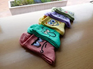 Pack 5 pares calcetines Bob Esponja