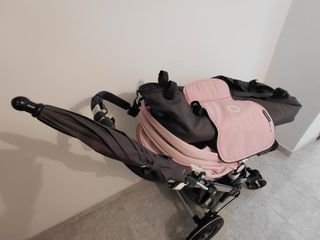 Bugaboo Cameleon 3 rosa y gris