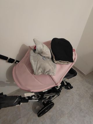 Bugaboo Cameleon 3 rosa y gris