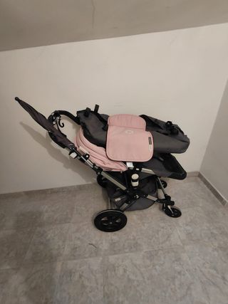 Bugaboo Cameleon 3 rosa y gris