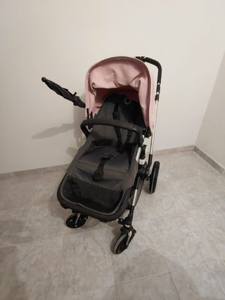 Bugaboo Cameleon 3 rosa y gris