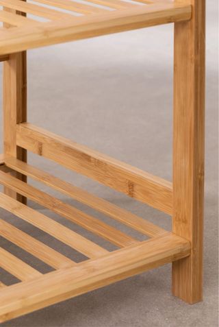 Mueble organizador de bambú