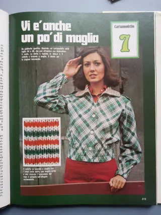 Cartamodello n. 7 Maglia e Cucito Curcio