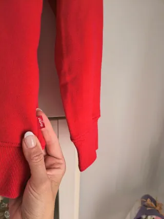 Felpa Levi's bambino rossa taglia 14 anni