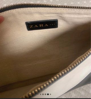 Bolso Zara blanco y negro