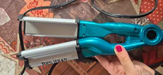 Plancha Ondas Bed Head Wave Artist Azul