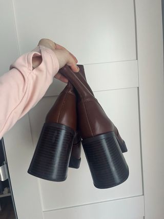 Botines Stradivarius Marrones Talla 37