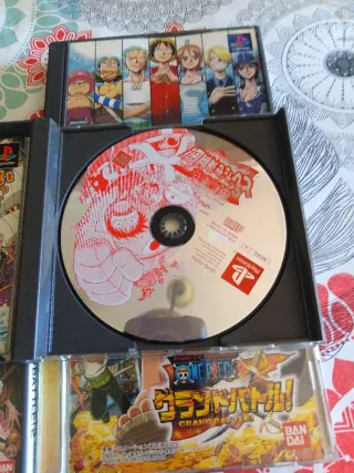 Lote de 4 Juegos PS1 One Piece Jap