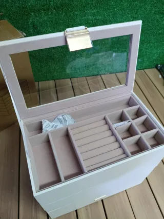 SONGMICS Caja Joyero Apilable, Caja de Joyas de 6