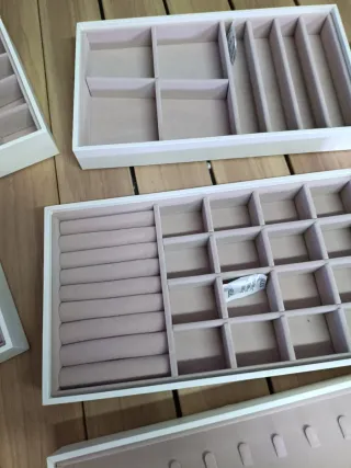 SONGMICS Caja Joyero Apilable, Caja de Joyas de 6