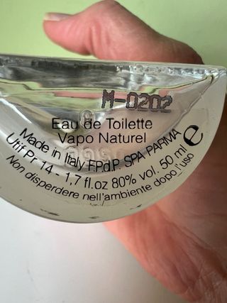 Botella de colonia  vacía LJ