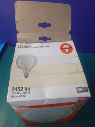 Bombilla Osram globo