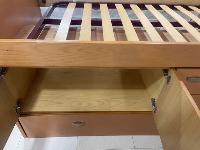 CAMA DOBLE CON ALMACENAMIENTO