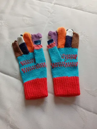 Guantes vintage marioneta Zoo Time 80s