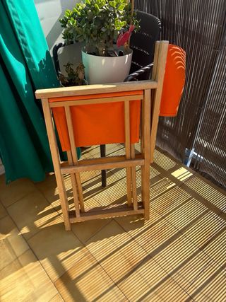 Silla plegable Aperol Spritz naranja
