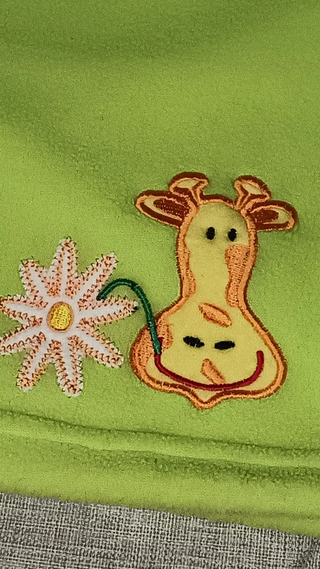 Braga da collo in pile per bambini verde