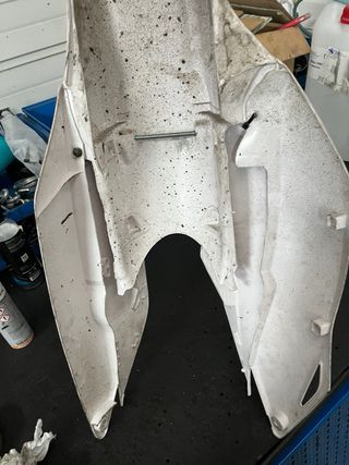 Plásticos moto Enduro/Motocross blancos