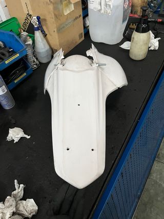 Plásticos moto Enduro/Motocross blancos