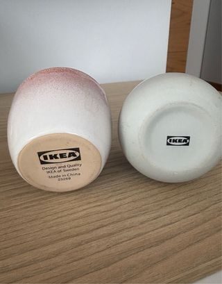 Confezione di 2 piccoli vasi in ceramica Ikea
