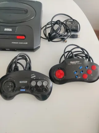 Sega Mega Drive II Consola Negra