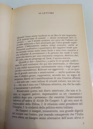 Gli USA visti da vicino politica Andreotti  1989