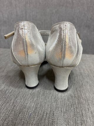 Zapatos de baile piel plata Talla 41