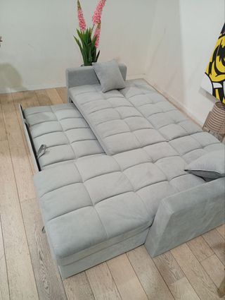Sofá Cama Chaise Longue con Arcón