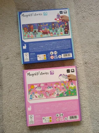 Lote 2 Juegos Magnéticos Janod