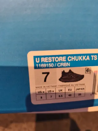 Zapatillas Hoka Chukka Negras/Grises