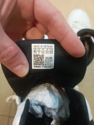 Zapatillas Adidas Hoops 3.0 Blancas SIN ESTRENAR