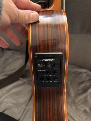 Guitarra flamenca Prudencio Saez + Fishman+funda