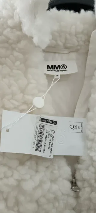 MM6 Maison Margiela bianco Taglia 16 XXL