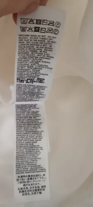 MM6 Maison Margiela bianco Taglia 16 XXL