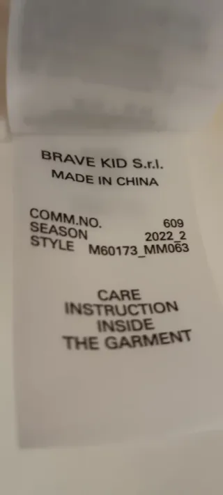 MM6 Maison Margiela bianco Taglia 16 XXL