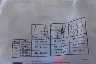 Protecciones Patines Niños Oxelo Azul Talla XS