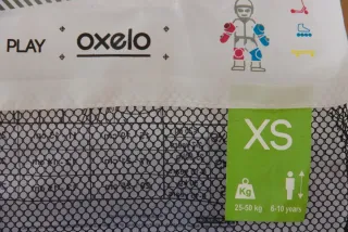 Protecciones Patines Niños Oxelo Azul Talla XS