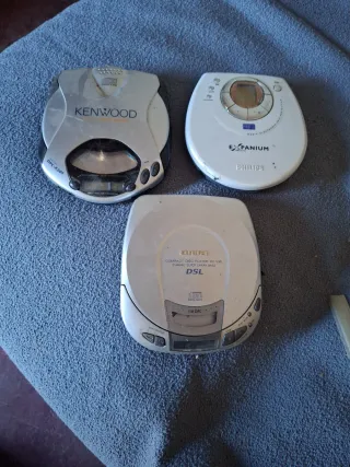 Lote 3 Reproductores CD Portátiles