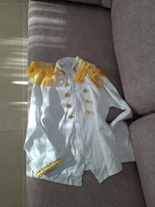 Disfraz Príncipe Niño 6-8 años Corona Cetro