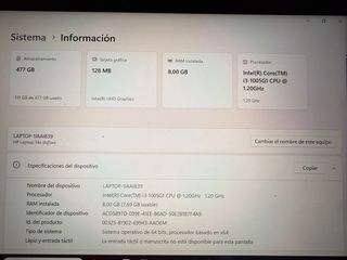 HP 14” Intel Core i3 500GB